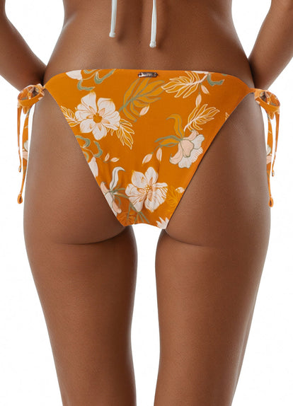 Foto de Nostalgic Florals Sunflash Bottom Low Rise Thin Side Bikini Bottom by Maaji - Panties - Vestidos de Baño
